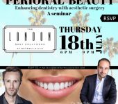 perioral beauty enhancing dentistry with aesthetic surgery a seminar rsvp London West Hollywood at beverly hills thursday 18th July 6PM-9PM RSVP to natale@beverlyhillscenter.com dr. kyle stanley dr. ben talei