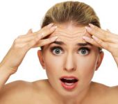 A woman concerned about her forehead considering Forehead Cosmetic Procedures in Beverly Hills, CA.